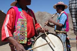 Musicians in Tirani, Bolivia