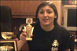 Leonie Munslow with some of her trophies