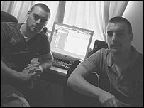 Andy Powell and Matt Seegelaar