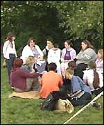 Campsite at the Young Carers Festival
