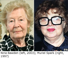 Nina Bawden and Muriel Spark