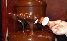 Chocolate kebab 
