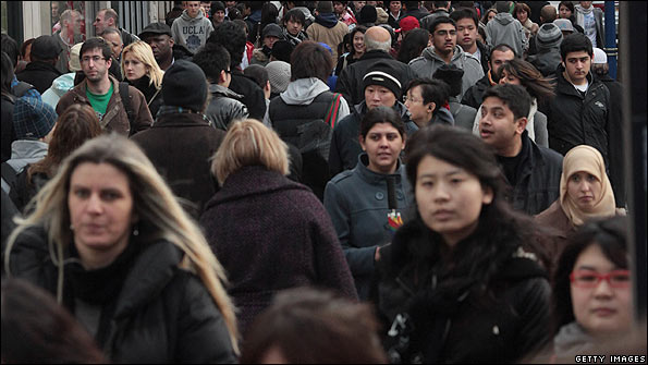 People on Oxford Street