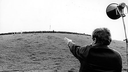 Ken Russell directing 300 children in the 1966 TV film Isadora: The Biggest Dancer In The World