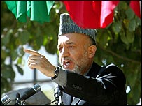 Afgan lider Hamid Karzai