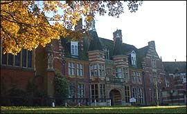 The front building at St Jonh's Beaumont School