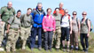 team of walkers from the nearby RAF Valley.