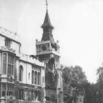 Bombed Inner Temple library on day of the bombing (19 September 1940)