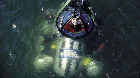 Sylvia Earle at work