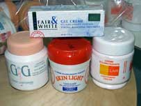 Skin lightening creams