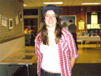Rachel in a cowboy hat