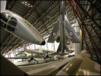 Aircraft in new Cold War hangar