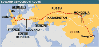 Edward Genochio's Route