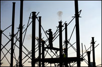 Large Hot Pipe Organ