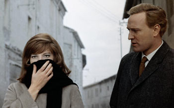 Monica Vitti and Richard Harris in Red Desert