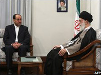 آیت الله خامنه ای و مالکی