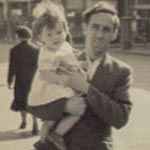 My father and I in London. (June 1947)