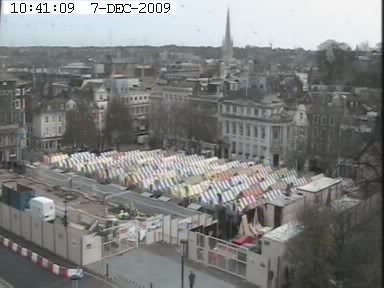 Picture: Live webcam showing Norwich's historic market place.