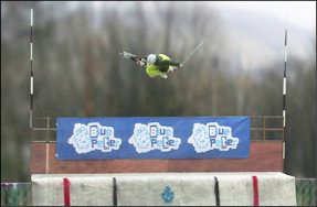 The virtual view of the jump