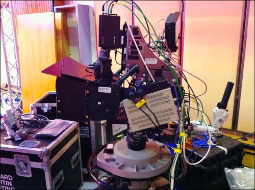 Dual camera stereoscopic mirror rig for capturing 3d images