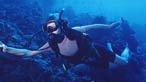 A scuba diver