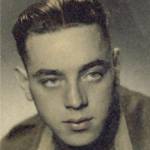 Don Aiken before demobolisation in Wuppertal, Germany.