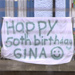 Happy Birthday banner for Gina