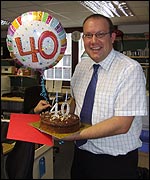 Nick turns 40
