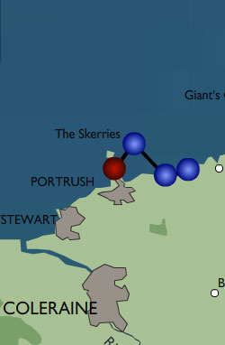 Portrush map