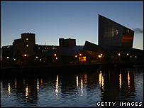 Imperial War Museum at Salford Quays in Manchester
