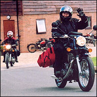 Rowena and Emm - on the road