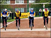 The start gate