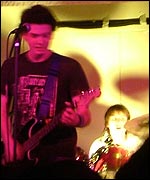 Black Mountain on stage at BurySOUND 2004