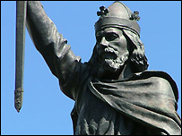 Statue of King Alfred in Winchester