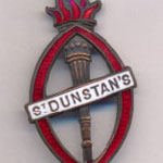 Badge presented by St. Dunstan’s to the war blinded.