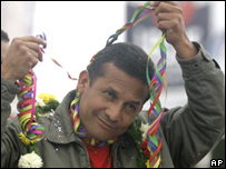 Ollanta Humala em comício