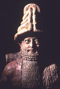 Clay figure of a god