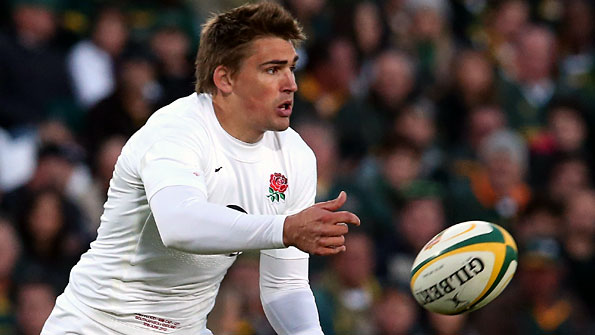 Toby Flood in action for England during the summer tour of South Africa.