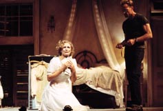 Image: Glenn Close & Iain Glen in The National Theatre's production of A Streetcar Named Desire. Photo Catherine Ashmore