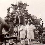 The foredeck of HMS Queen Elizabeth