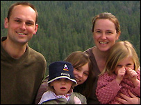 The Ketteridge family's holiday snap