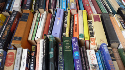 A collection of second-hand books