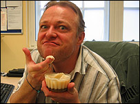 Paul Stainton tries some dripping