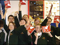 Students from Greenwood Dale, Nottingham