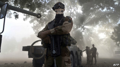 Soldado francés en Mali