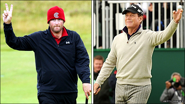 Dan Marino and Tom Watson