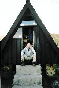 Stephen Keeler - exhausted, but still trying to look ready for the final ascent