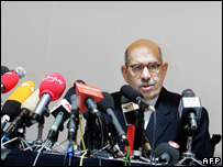 Mohamed el-Baradei, diretor da Agência Internacional de Energia Atômica