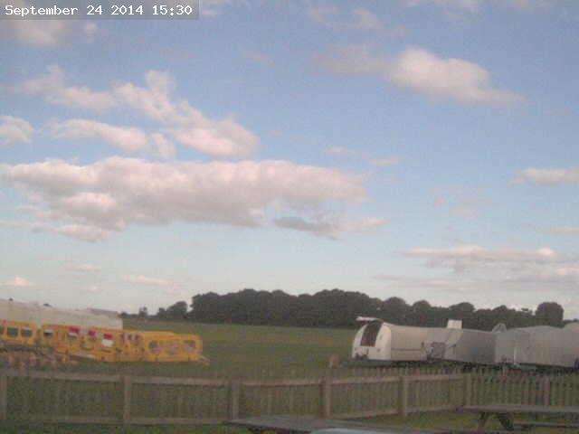View north east from Aston Down Airfield in Stroud
