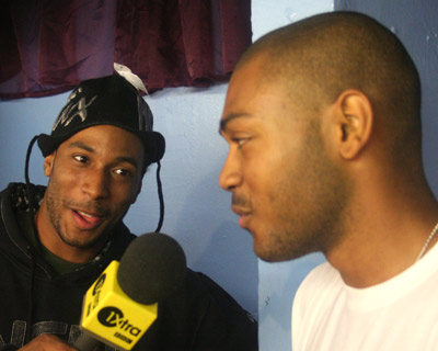 Kano backstage with Vis